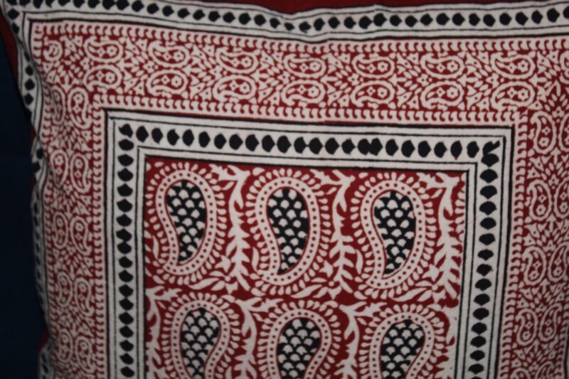 Hand Block Printing Cushion Cover