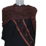 Black Handwoven Woman Stole | Women Scarves for Winter