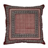 Hand Block Printing Cotton Cushion Cover, Handmade Cushion, 16" X 16"Size