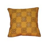 Hand Block Printing Cotton Cushion Cover, Handmade Cushion, 16" X 16"Size