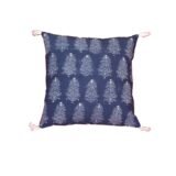 Hand Block Printing Cotton Cushion Cover, Handmade Cushion, 16" X 16"Size